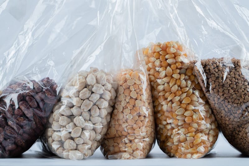 Bolsas de plástico para uso alimentario