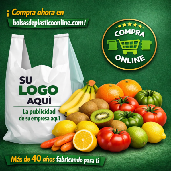 bolsa de plástico asa camiseta