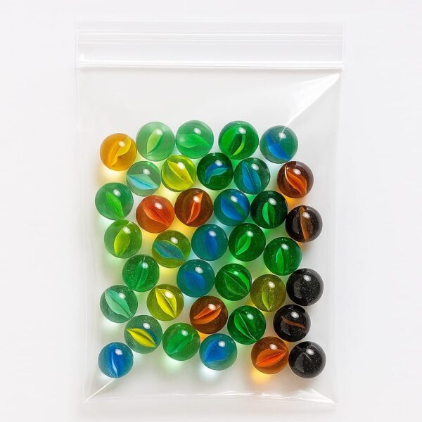 bolsa transparente zip